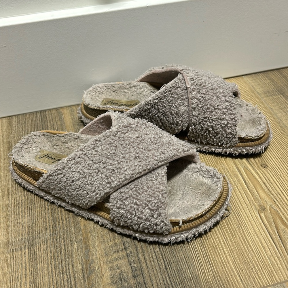 Free People Sherpa Slides